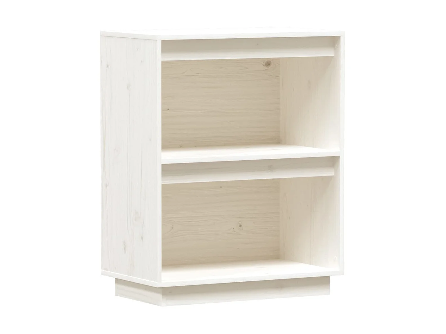 Mesa consola de madera maciza de pino blanco 60x34x75 cm ES765414