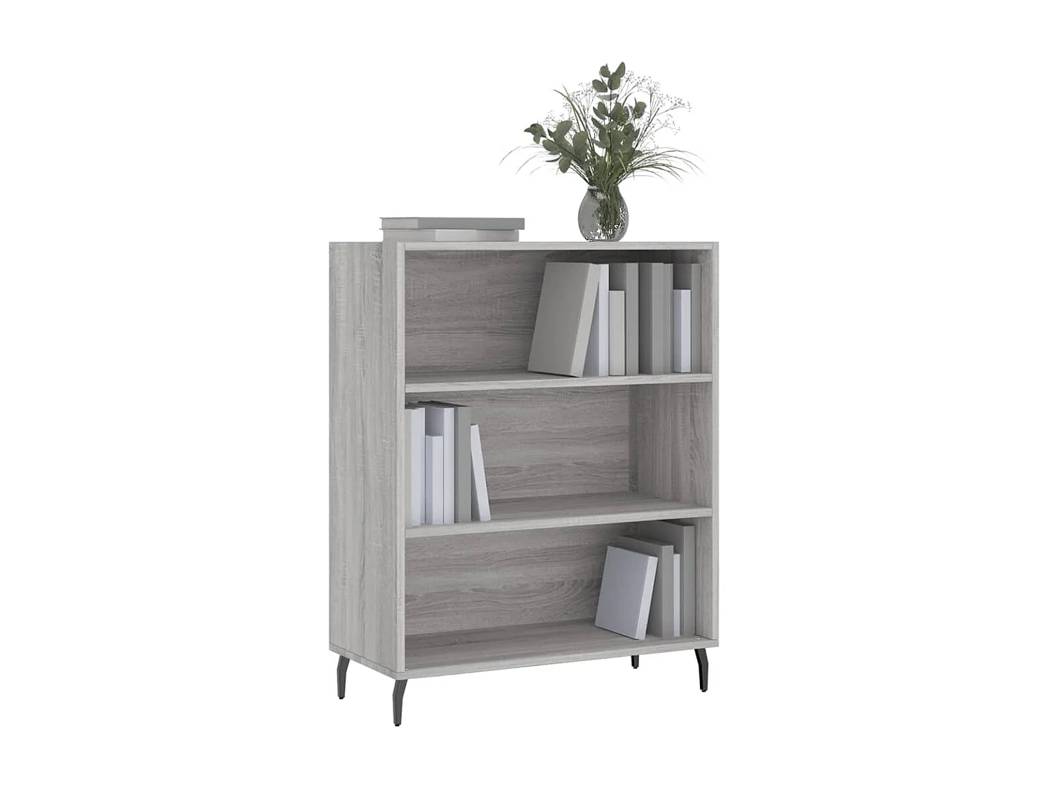 Armoire à étagère sonoma gris 69,5x32,5x90cm bois d'ingénierie EGER95096