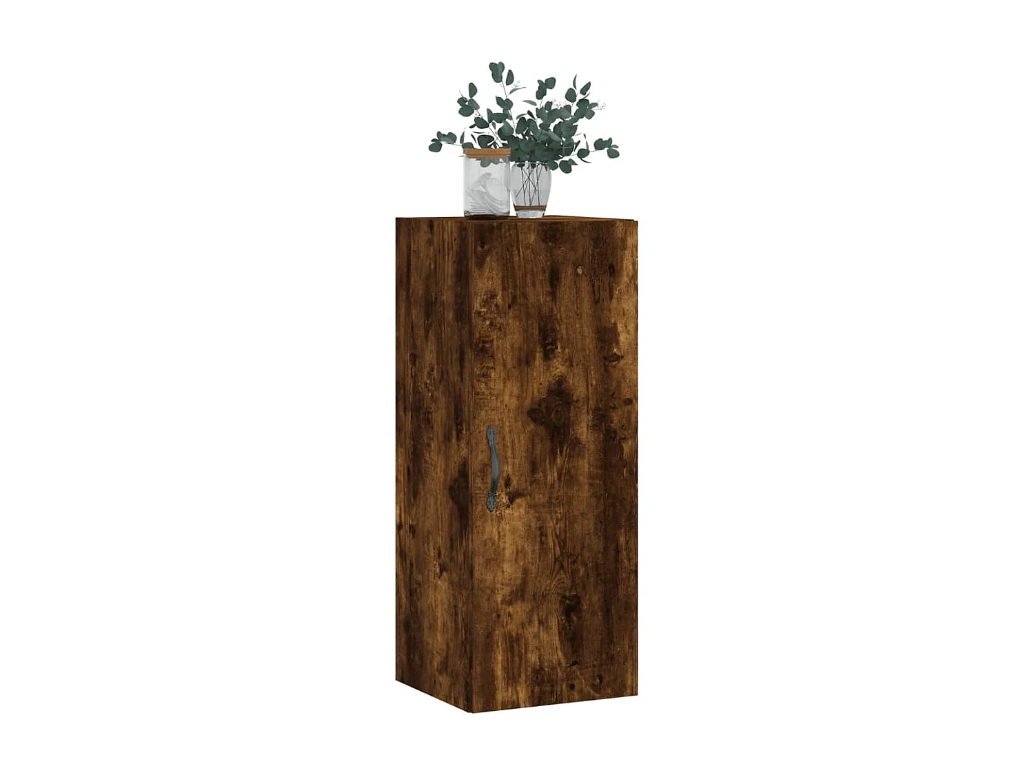 Wandschrank,Wandhängeschrank Räuchereiche 34,5x34x90 cm Holzwerkstoff -gkd363387