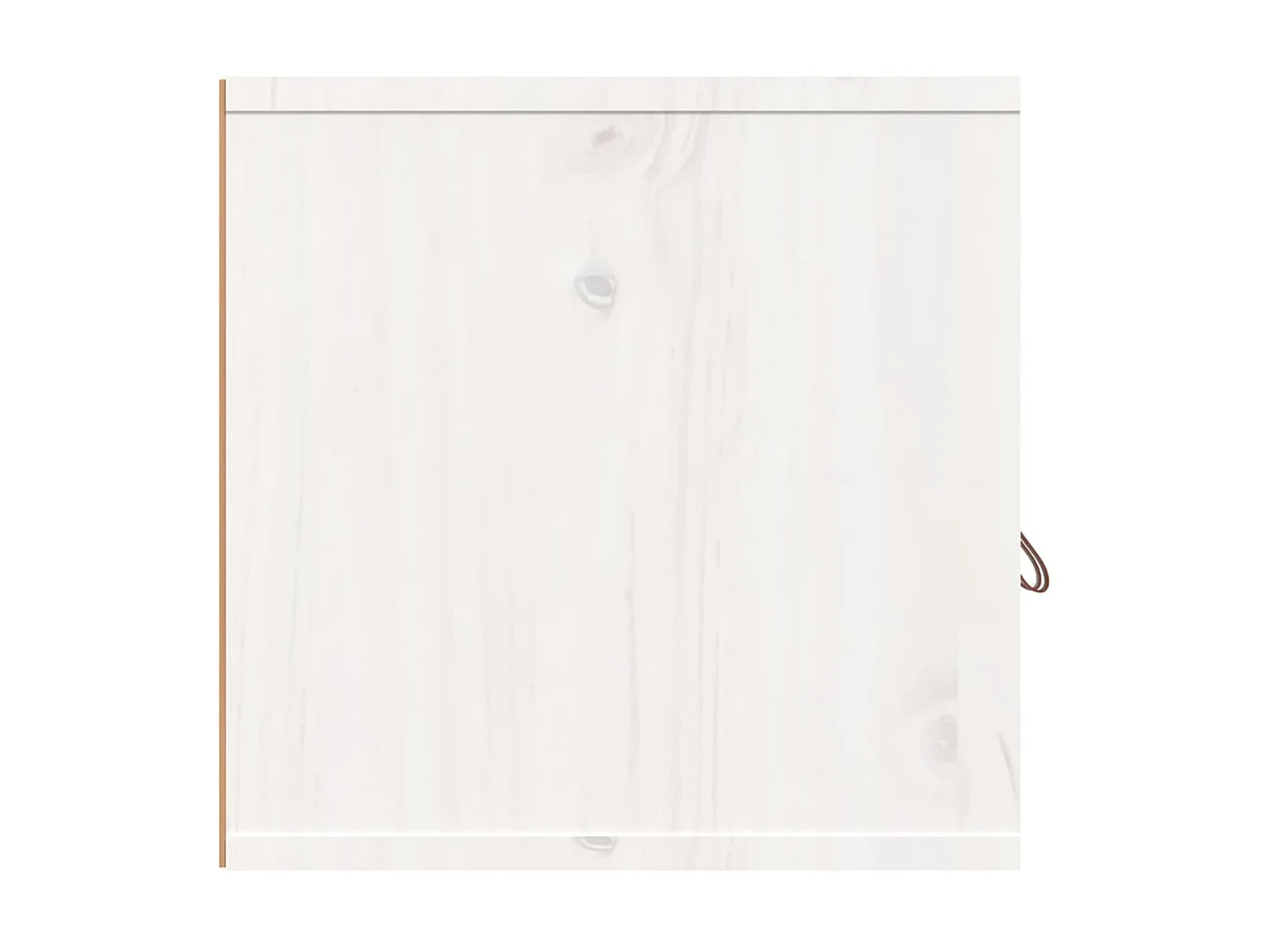 Wandschrank,Wandhängeschrank Weiß 60x30x30 cm Massivholz Kiefer -gkd779456