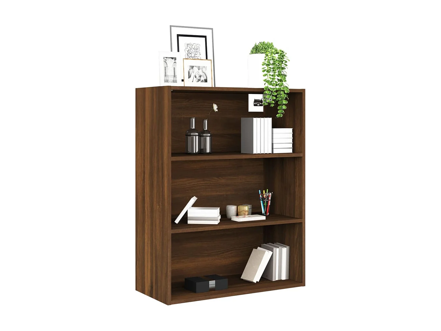 Armario colgante de pared marrón roble 69,5x32,5x90 cm ES620758