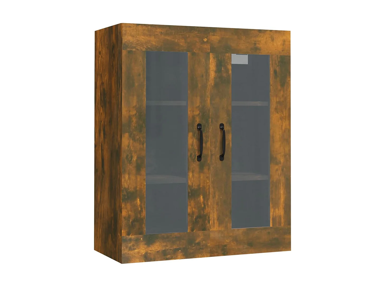 Armoire murale suspendue Chêne fumé 69,5x34x90 cm QWE56388