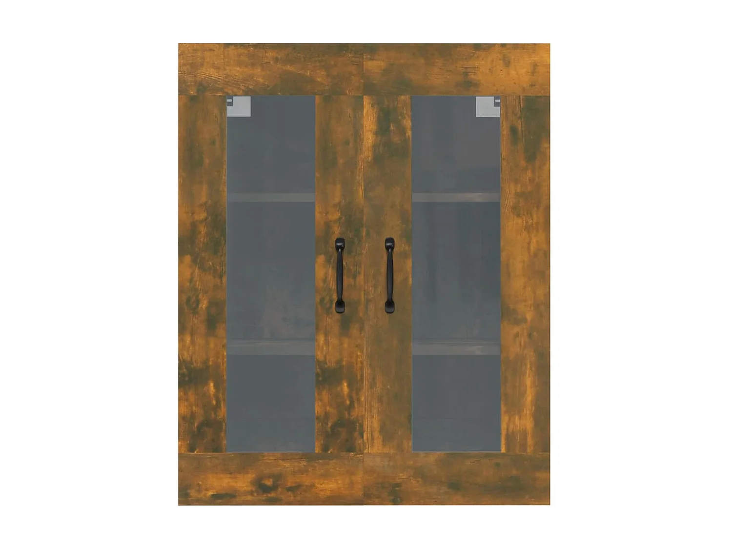 Armoire murale suspendue Chêne fumé 69,5x34x90 cm QWE56388