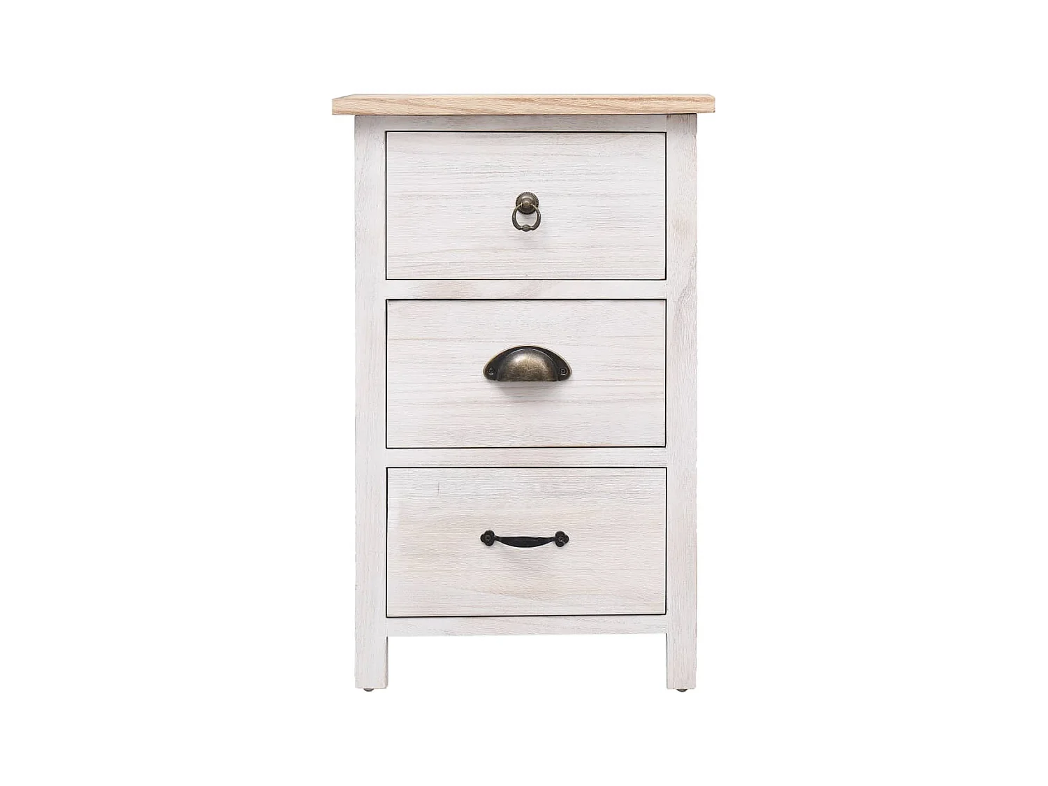 Móvel lateral 35x25x57 cm madeira de paulownia PT782168