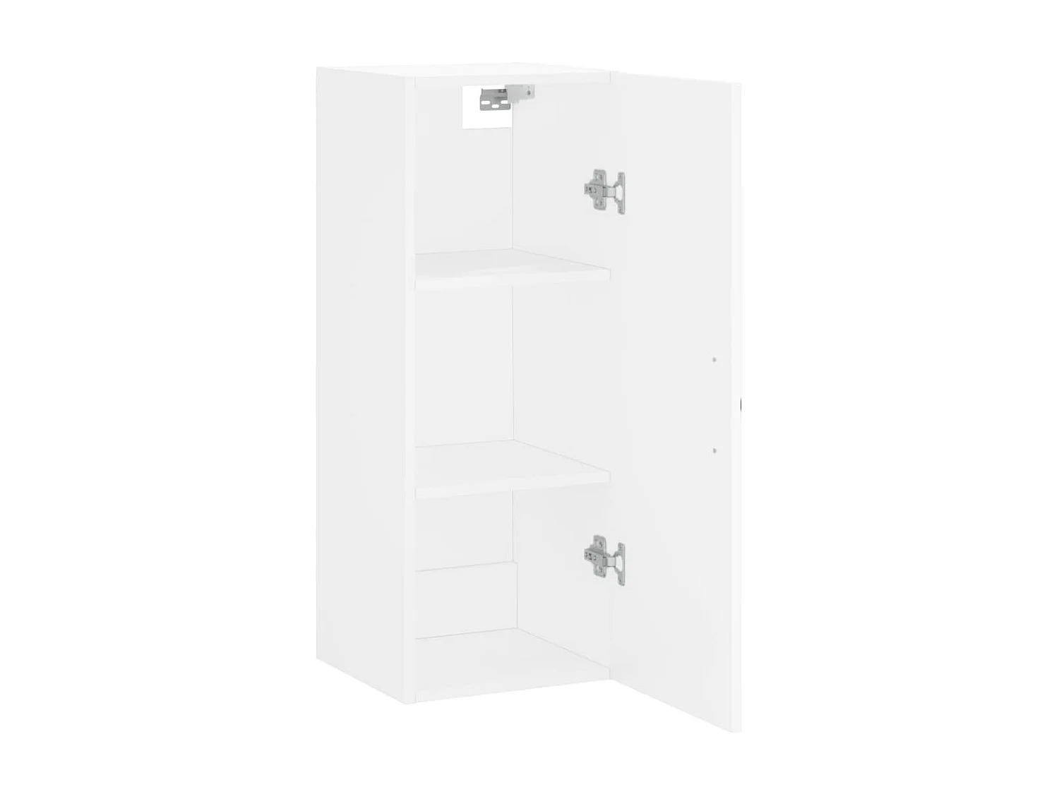 Armoire murale blanc 34,5x34x90 cm bois d'ingénierie QWE60021