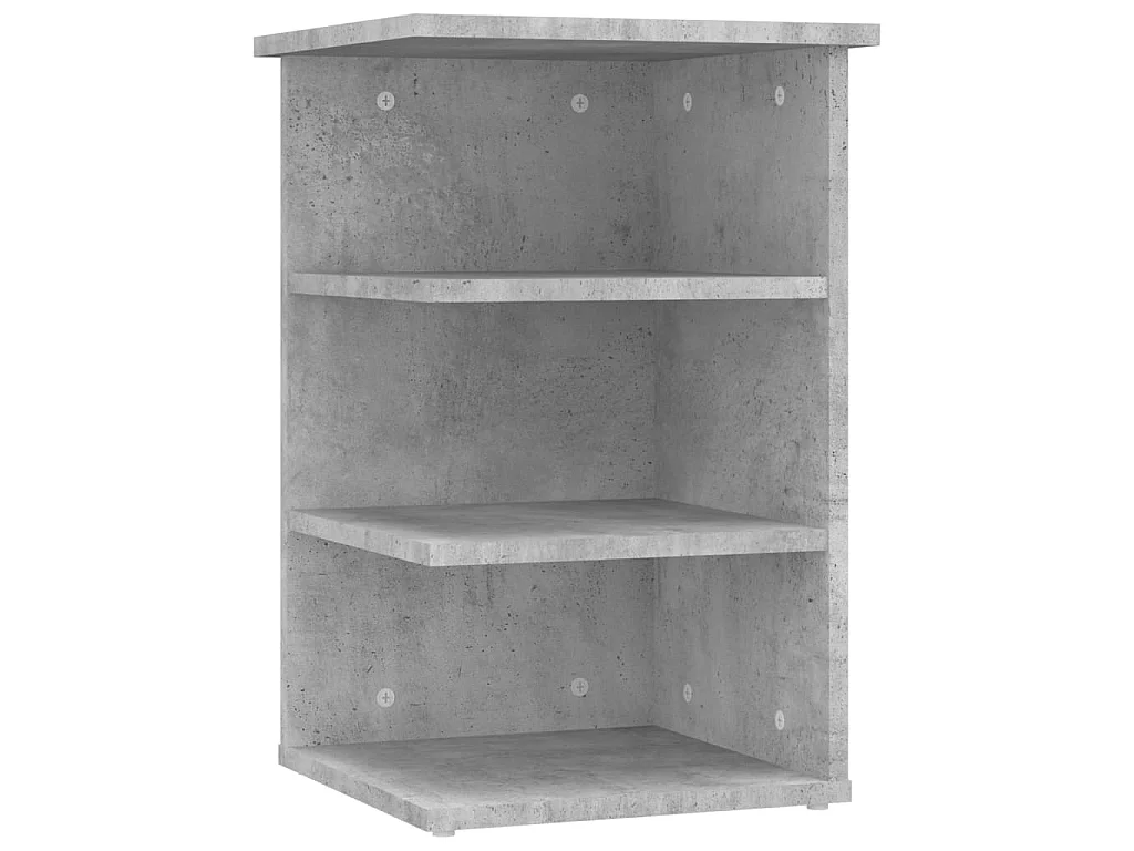Armoire latérale Gris béton 35x35x55 cm Aggloméré SBC7184
