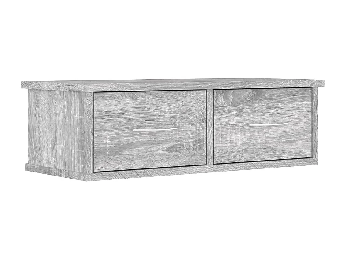 Armoire murale Sonoma gris 60x26x18,5 cm Bois d'ingénierie OLA3979