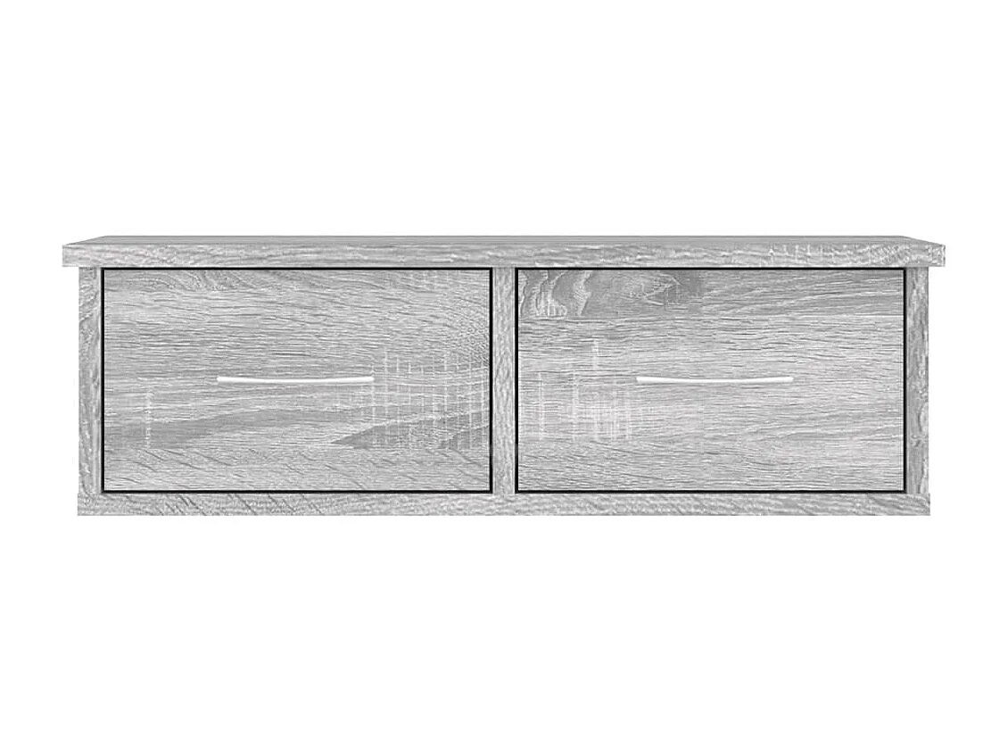 Armoire murale Sonoma gris 60x26x18,5 cm Bois d'ingénierie OLA3979