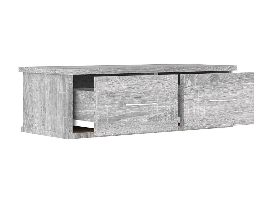 Armoire murale Sonoma gris 60x26x18,5 cm Bois d'ingénierie OLA3979