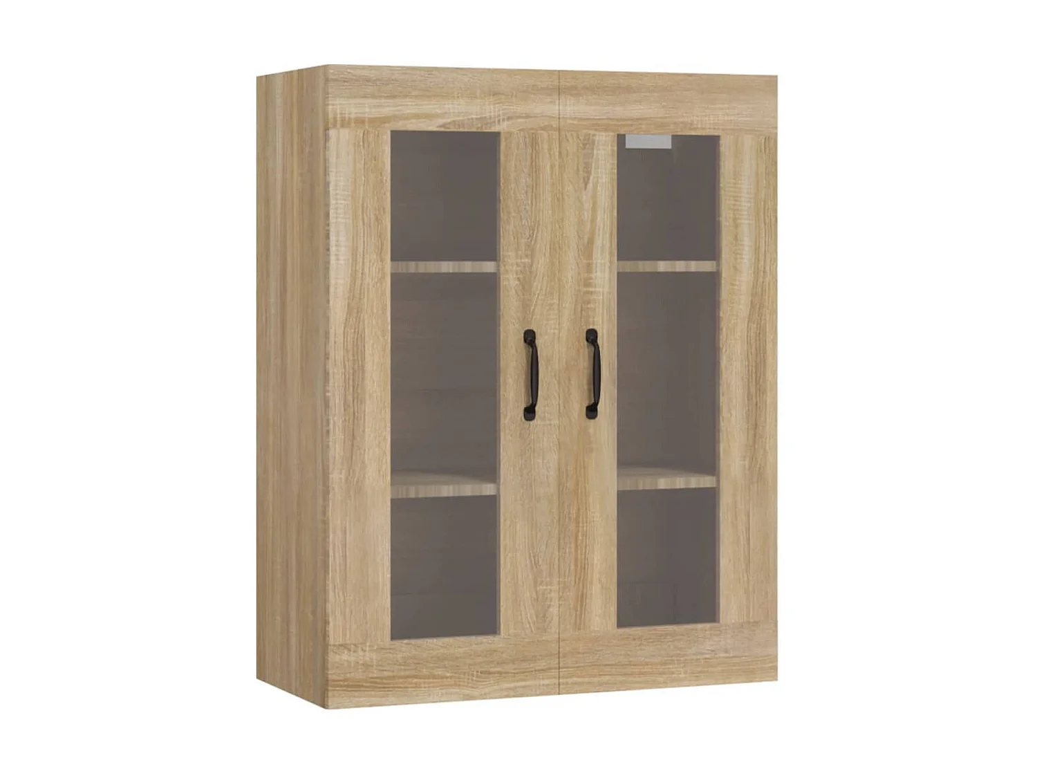 Armoire murale suspendue Chêne sonoma 69,5x34x90 cm QWE75336