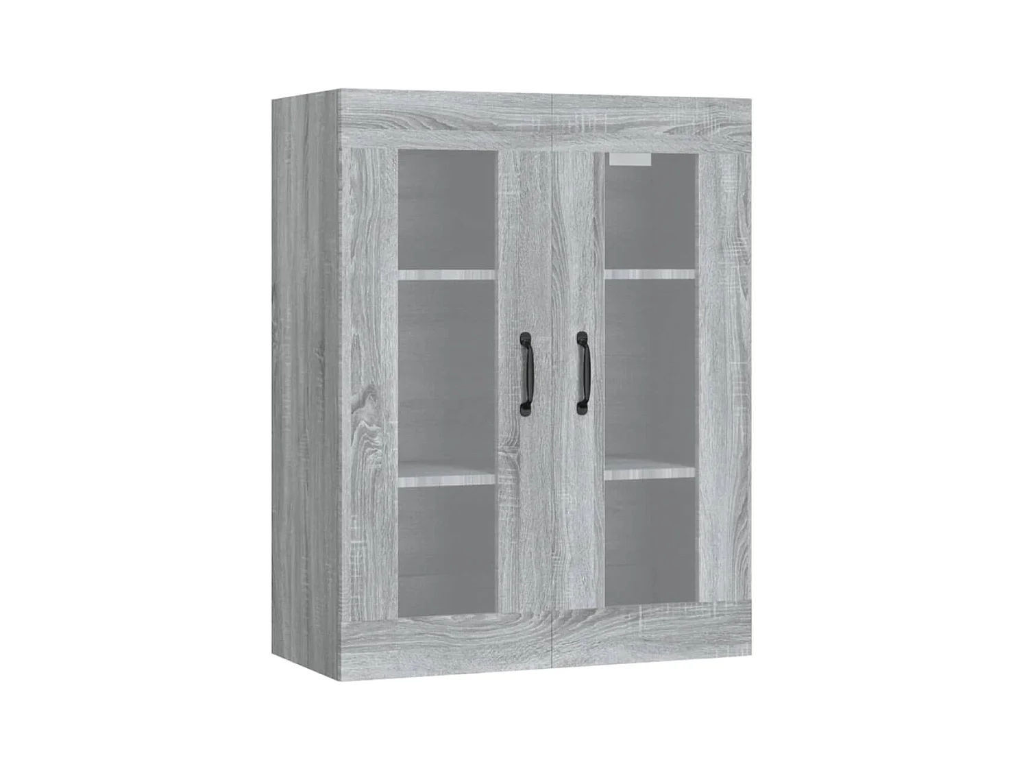 Armario de pared colgante gris Sonoma 69,5x34x90 cm ES822889