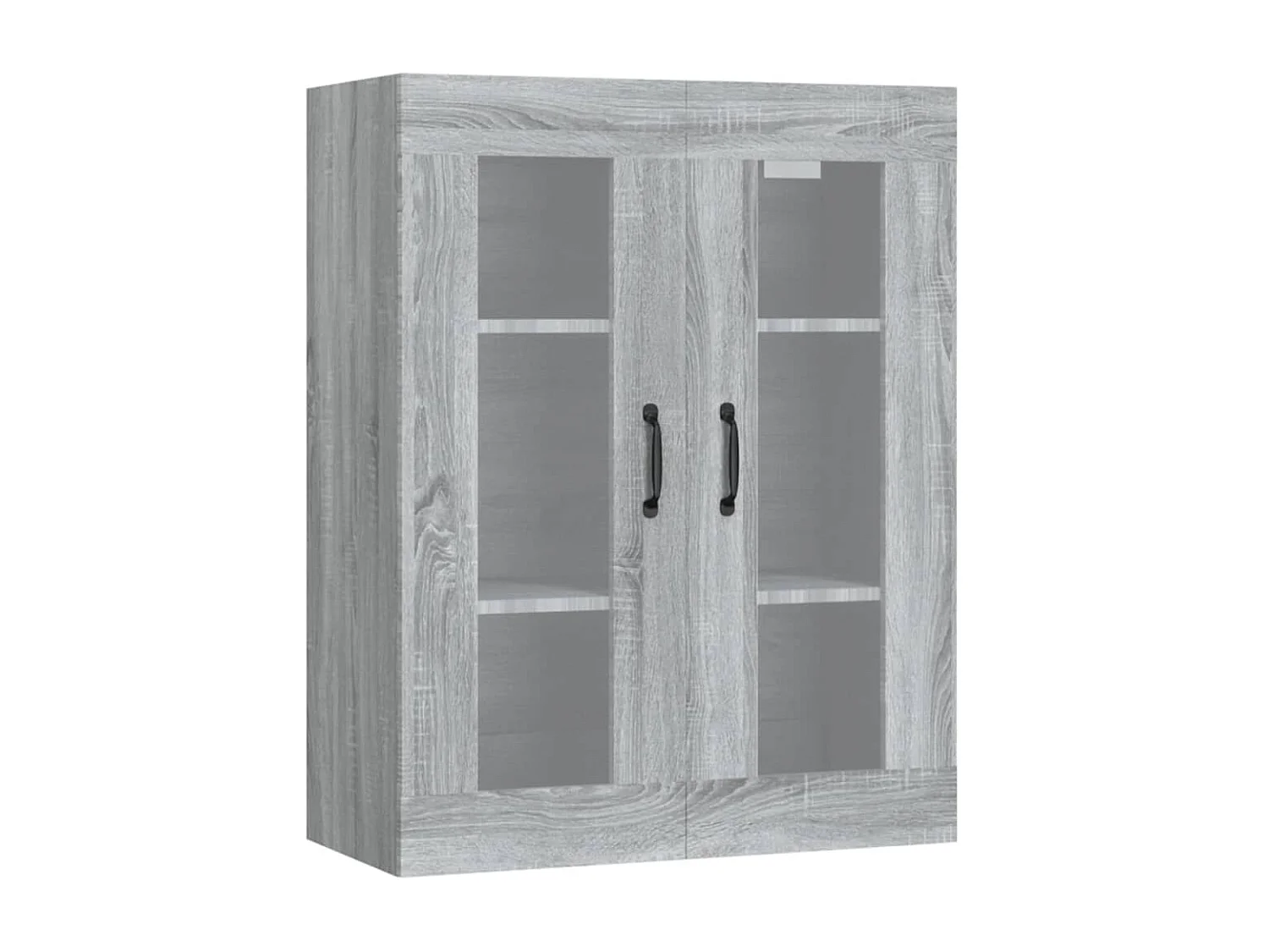 Armoire murale suspendue Sonoma gris 69,5x34x90 cm QWE80123