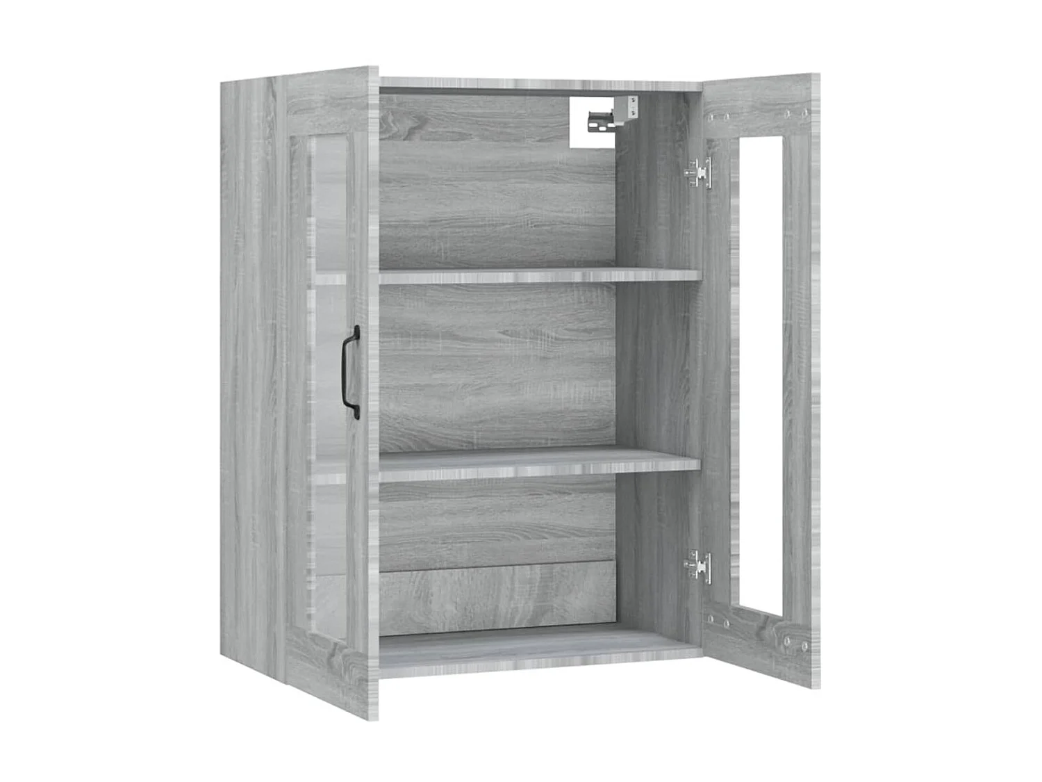 Armoire murale suspendue Sonoma gris 69,5x34x90 cm QWE80123