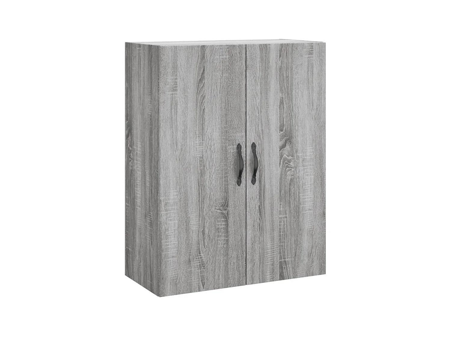 Wandschrank,Wandhängeschrank Grau Sonoma 69,5x34x90 cm Holzwerkstoff -gkd273563