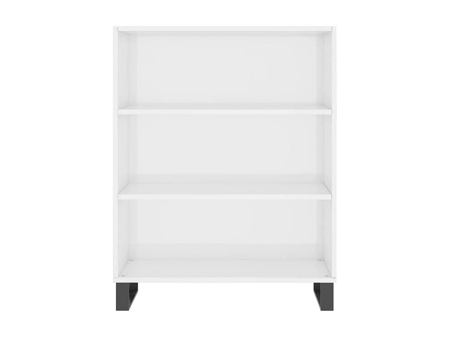 Estantería madera de ingeniería blanco brillo 69,5x32,5x90 cm ES235185