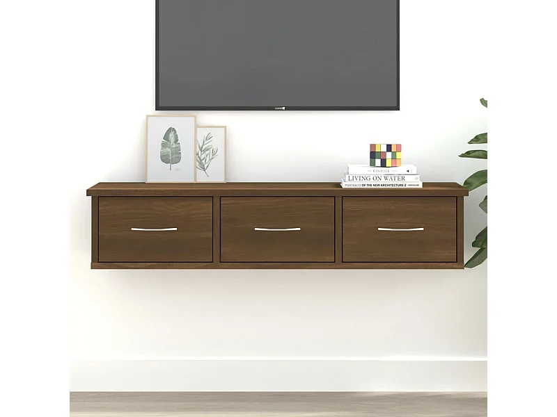 Armoire murale Chêne marron 88x26x18,5 cm Bois d'ingénierie OLA2293