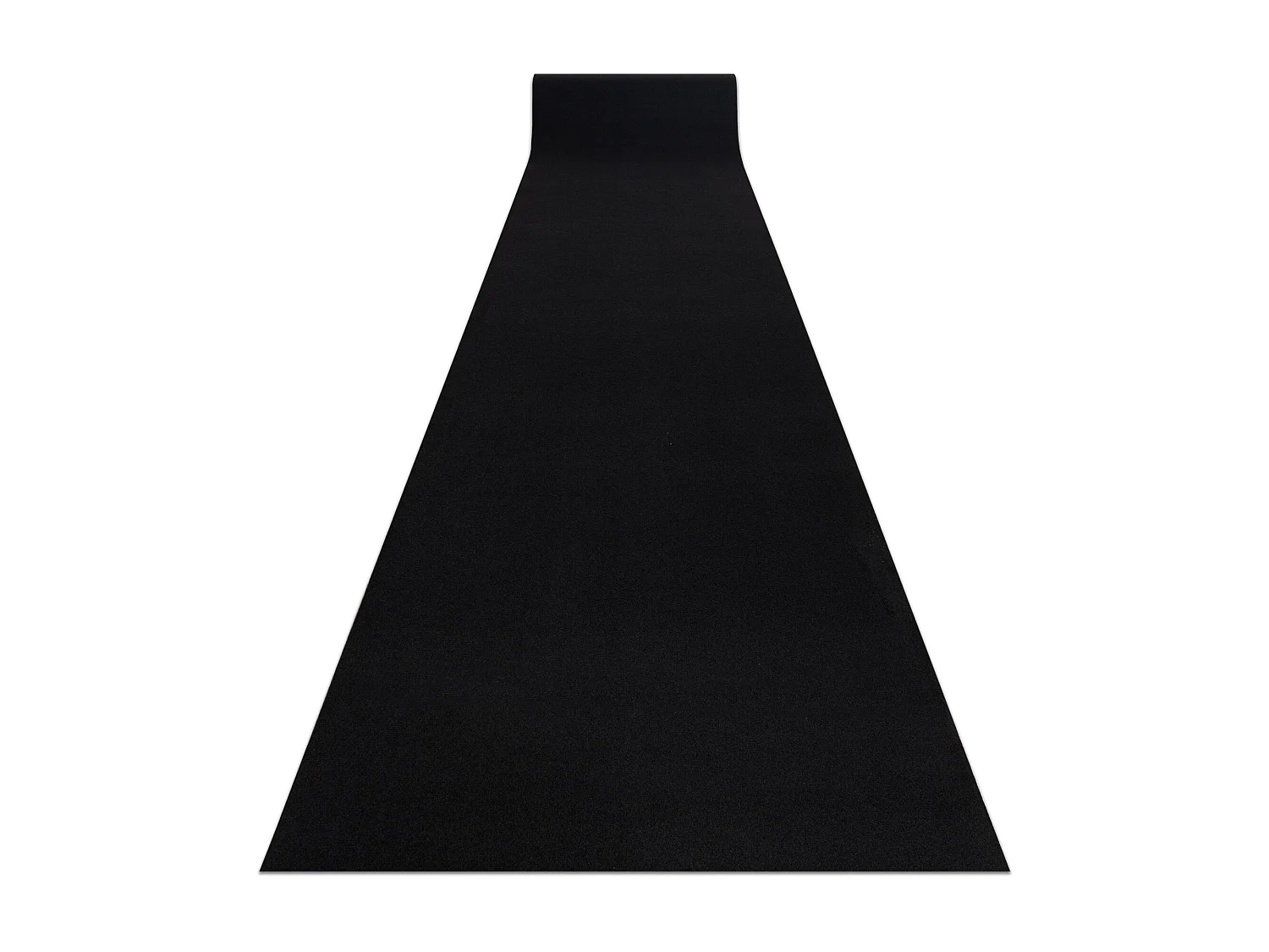 TAPIS DE COULOIR ANTIDÉRAPANT RUMBA couleur unique noir 80x550 cm