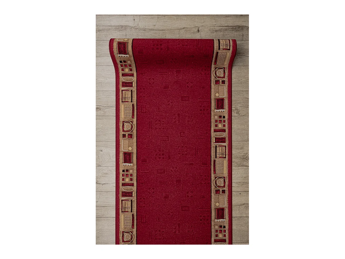 TAPIS DE COULOIR ANTIDÉRAPANT JENA bordeaux 80x510 cm