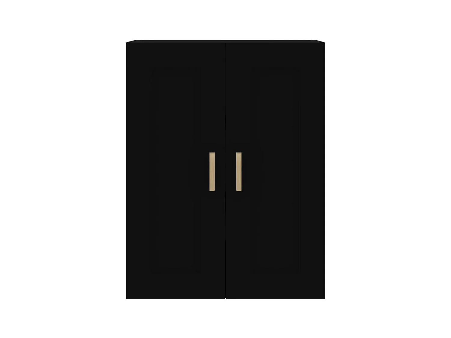 Armário parede 69,5x32,5x90 cm madeira processada Preto PT557987