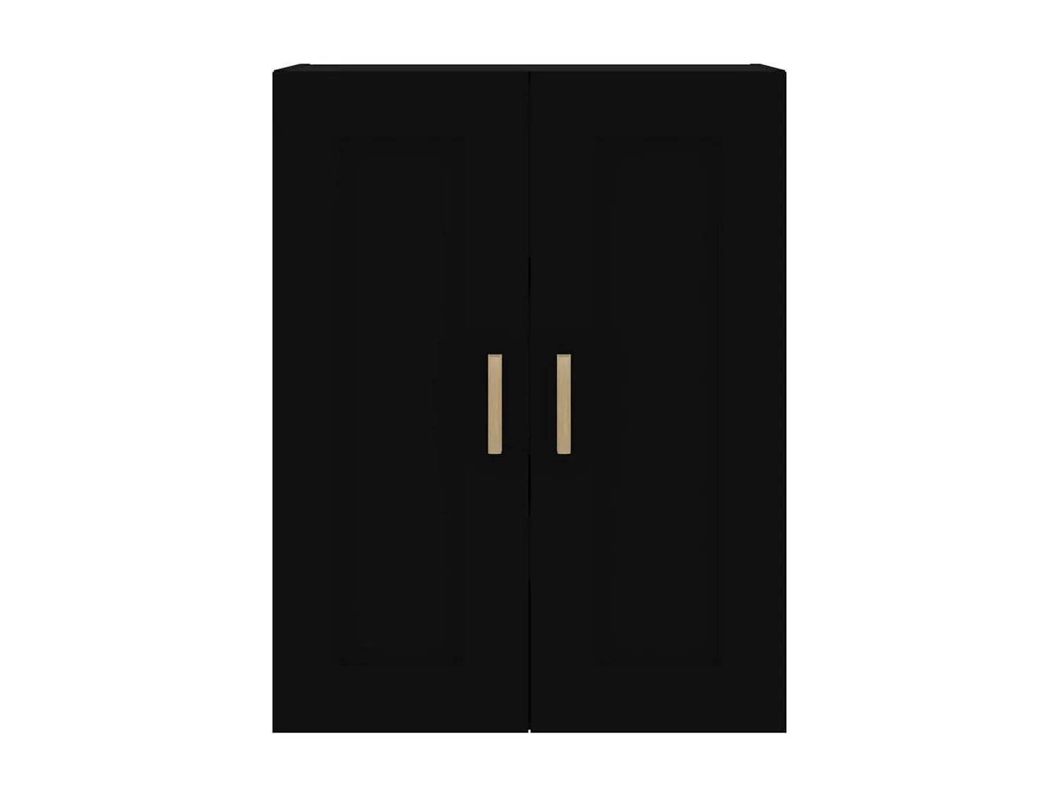 Armário parede 69,5x32,5x90 cm madeira processada Preto PT557987