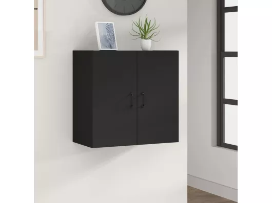 Kauf Unique Wandschrank,Wandhängeschrank Schwarz 60x31x60 cm Holzwerkstoff -gkd459176