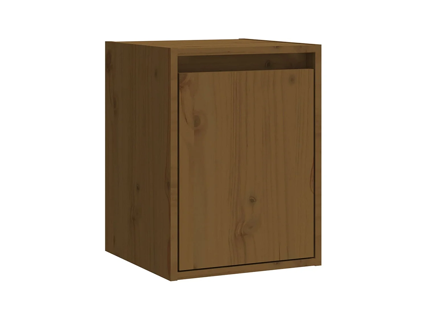 Wandschrank,Wandhängeschrank Honigbraun 30x30x40 cm Massivholz Kiefer -gkd488269