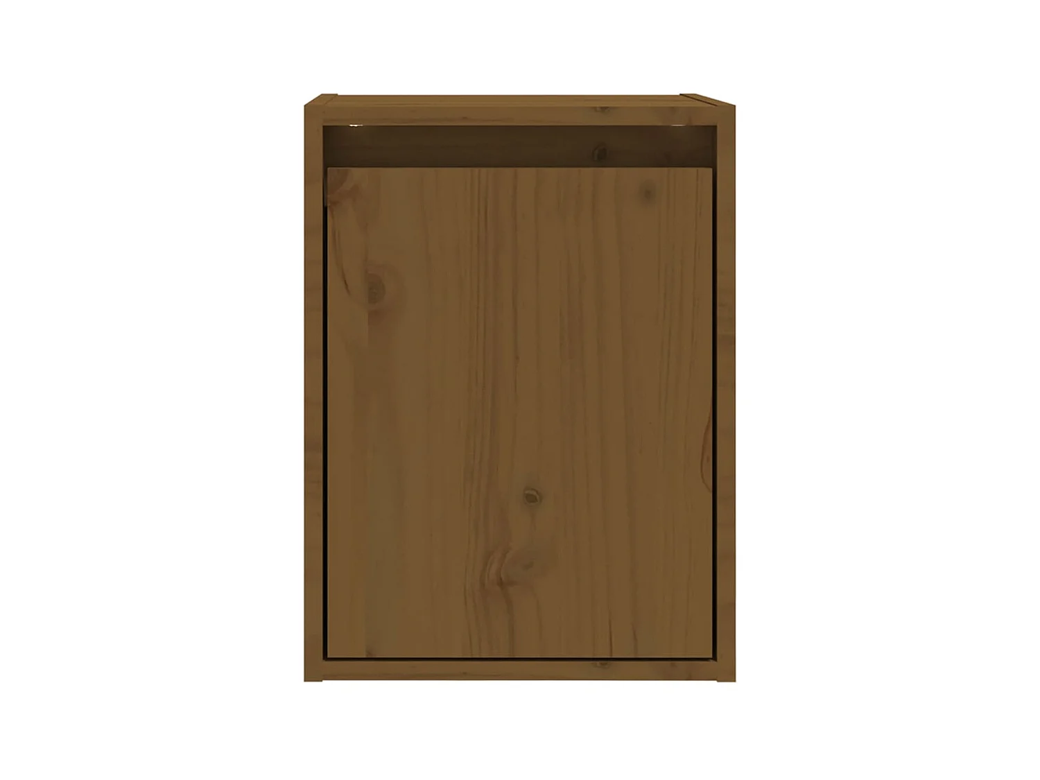 Wandschrank,Wandhängeschrank Honigbraun 30x30x40 cm Massivholz Kiefer -gkd488269