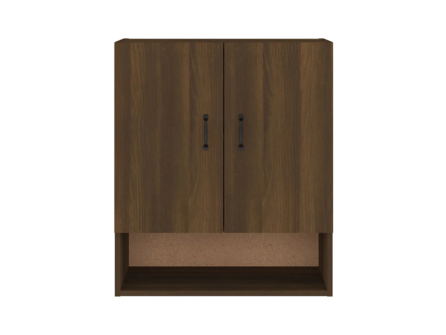 Wandschrank,Wandhängeschrank Braun Eichen-Optik 60x31x70 cm Holzwerkstoff -gkd787849