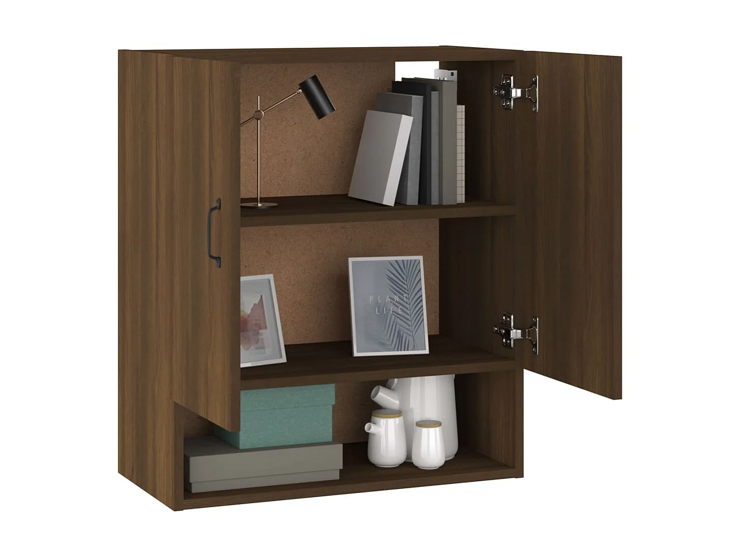 Armoire murale Chêne marron 60x31x70 cm Bois d'ingénierie OLA8541