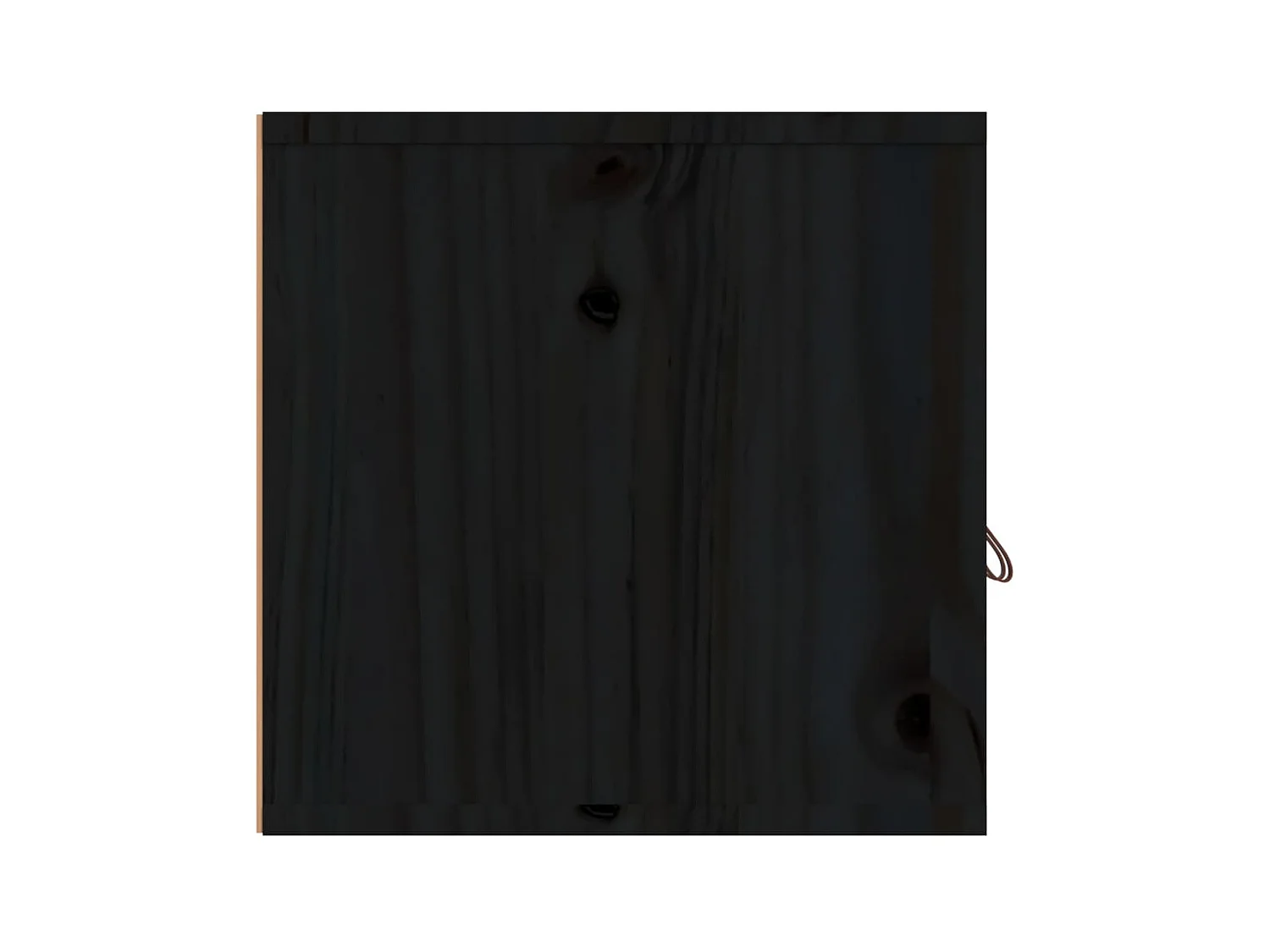 Armários de parede 2 pcs 60x30x30 cm pinho maciço preto PT852224