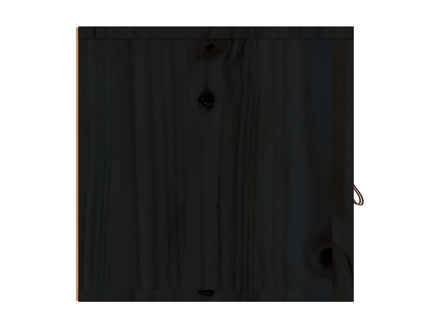 Armários de parede 2 pcs 60x30x30 cm pinho maciço preto PT852224