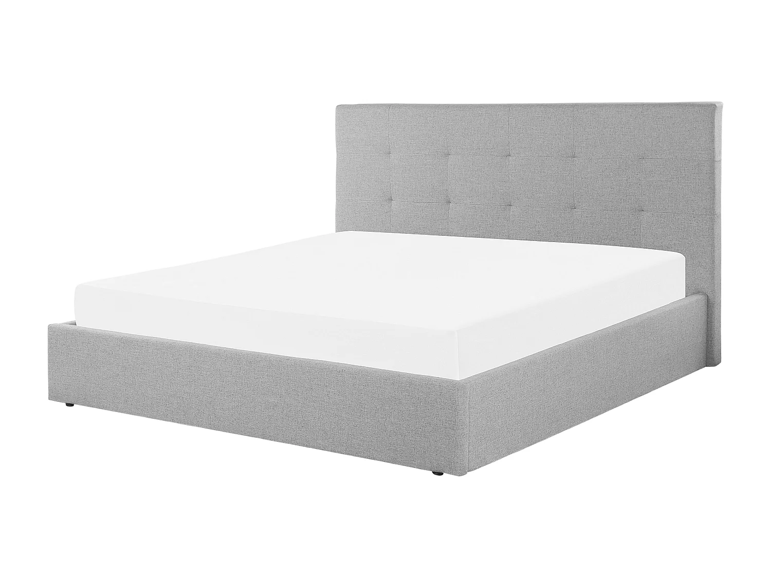 Lit ottoman Tissu LORIENT 180 x 200 cm Gris