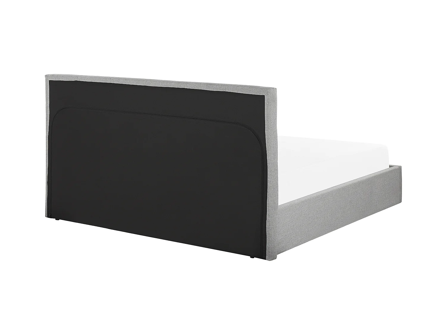 Lit ottoman Tissu LORIENT 180 x 200 cm Gris