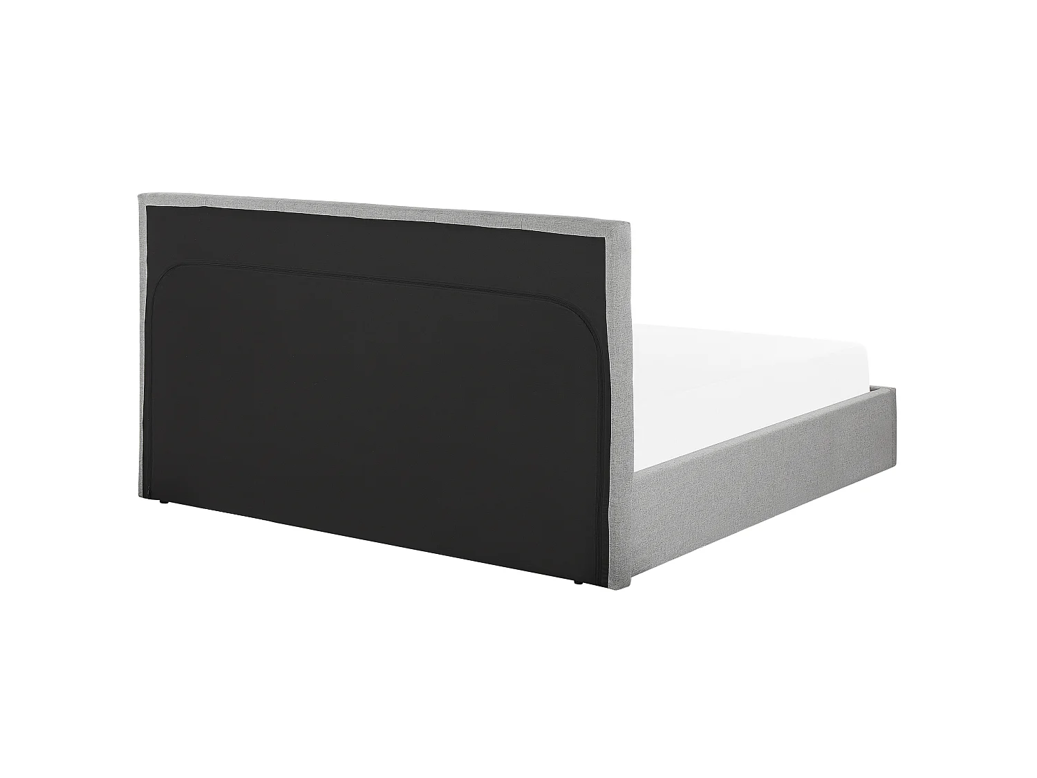 Bed met opbergruimte Stof LORIENT 180 x 200 cm Grijs