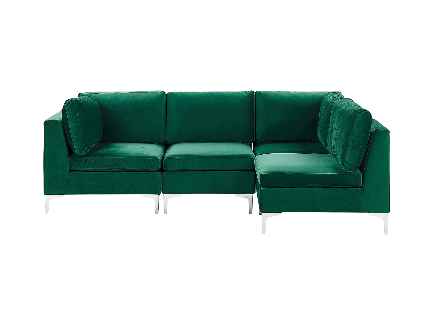 EVJA Velluto Verde 4 posti Lato Sinistro