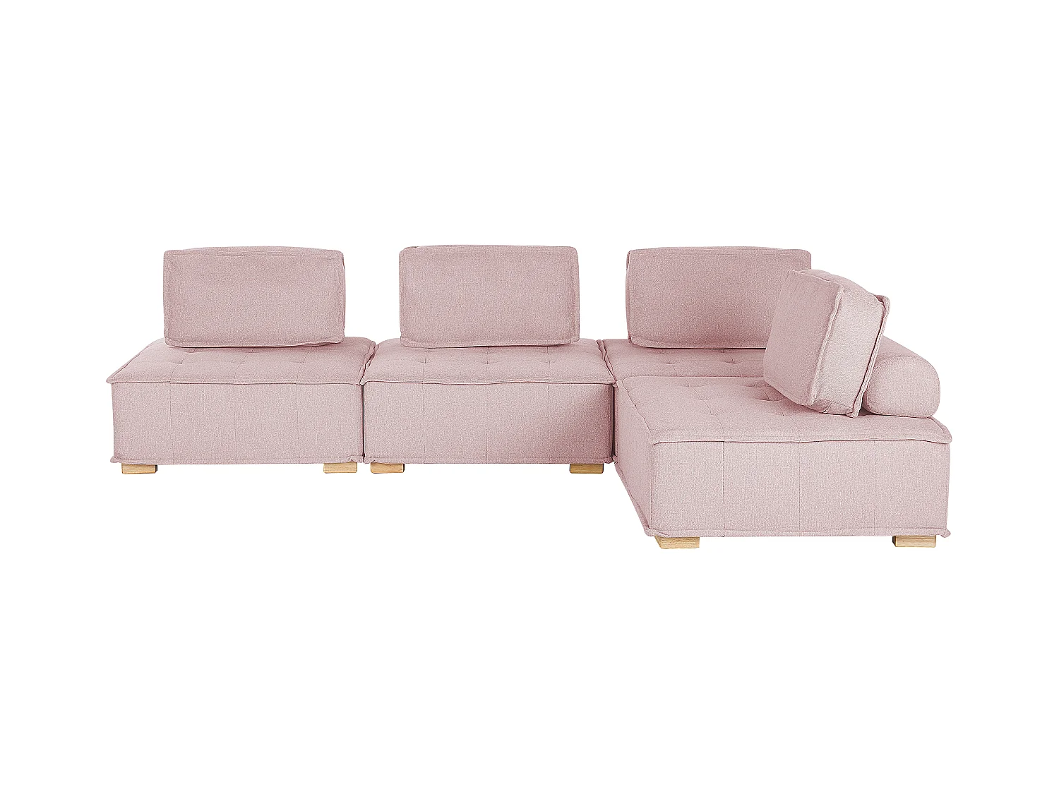 TIBRO Tessuto Rosa 4 posti Lato destro