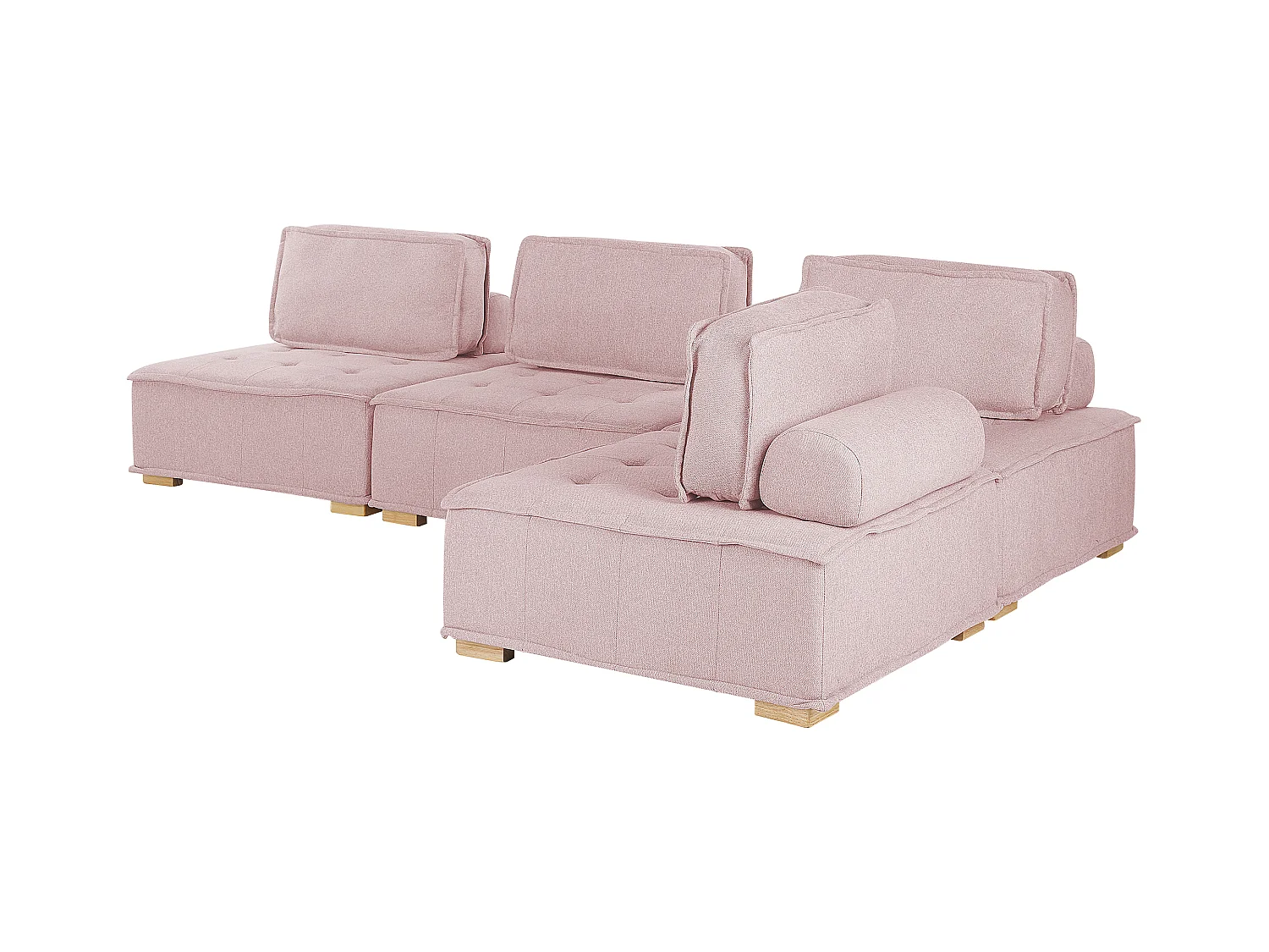 TIBRO Tessuto Rosa 4 posti Lato destro