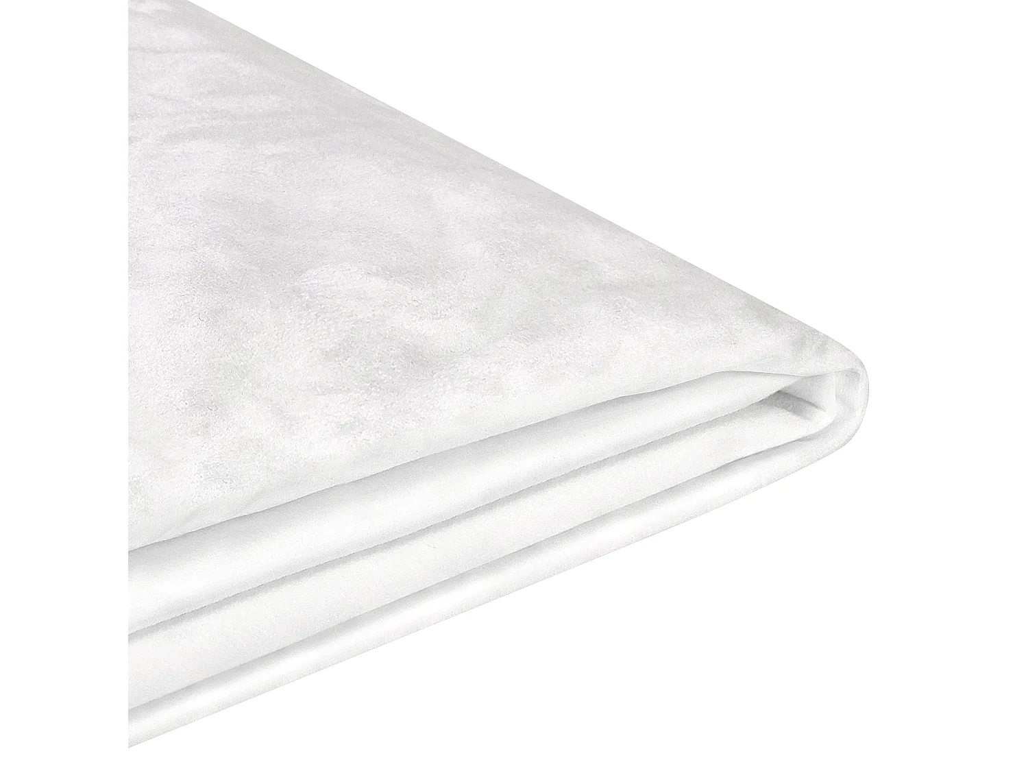 Capa de estrutura de cama Veludo FITOU 180 x 200 cm Branco