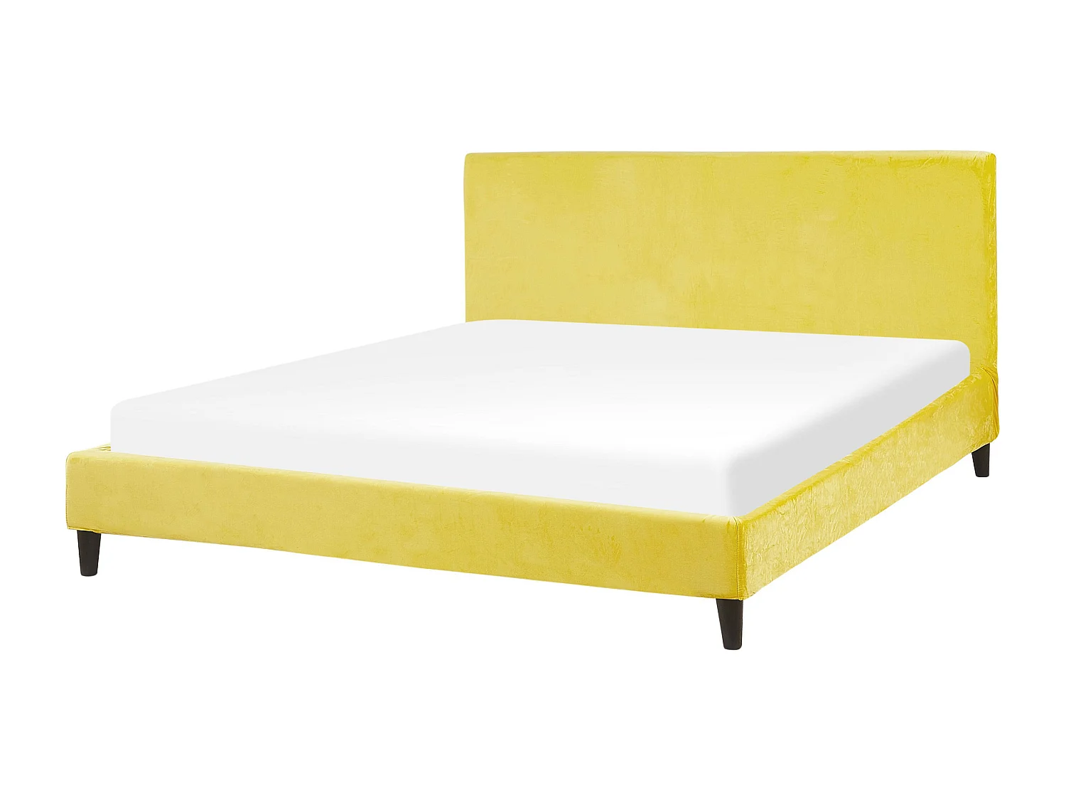 Funda para cama Terciopelo FITOU 160 x 200 cm Amarillo