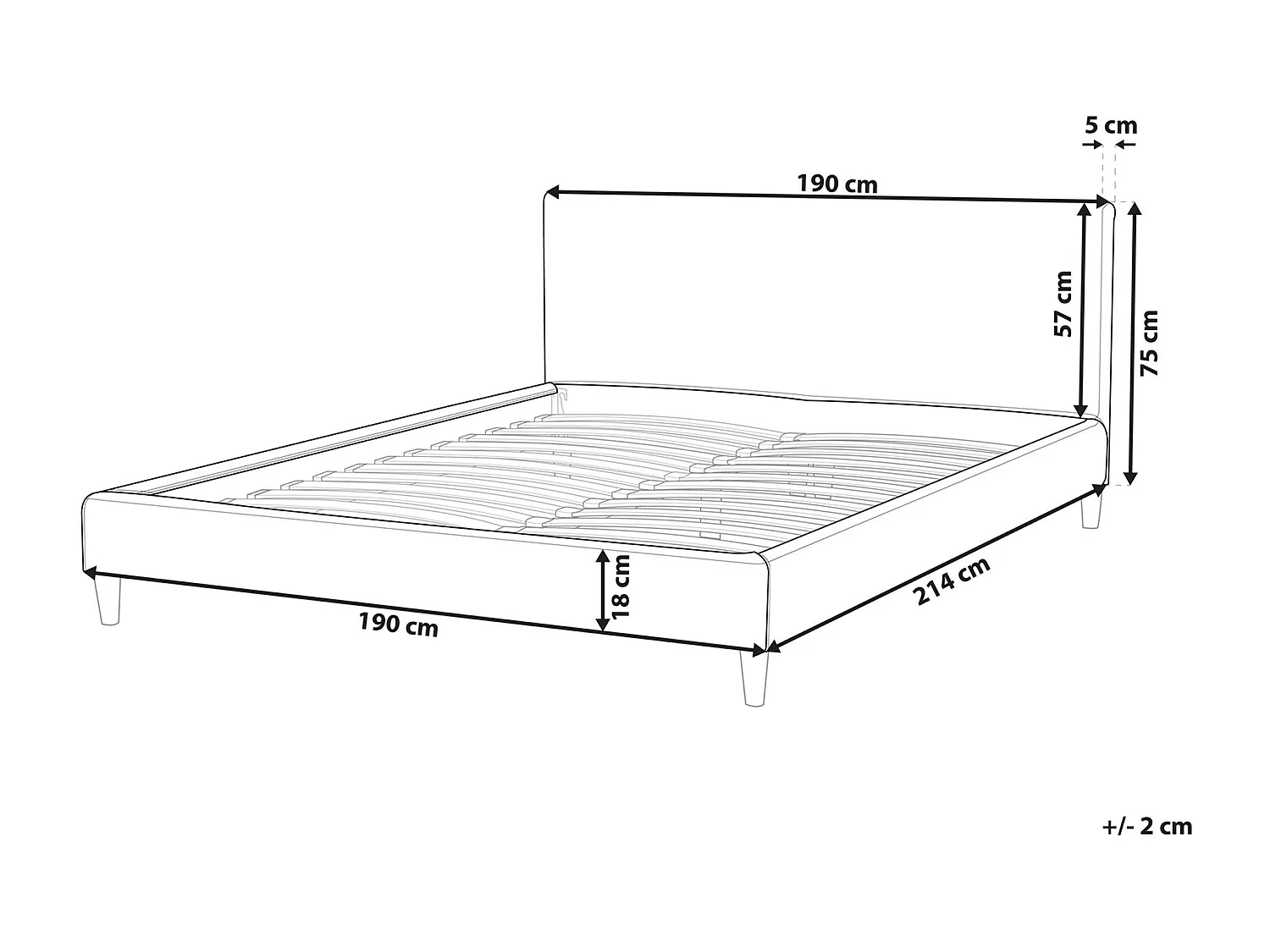 Funda para cama Terciopelo FITOU 180 x 200 cm Amarillo