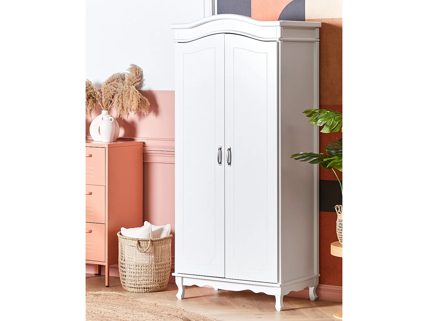 Armoire à 2 portes blanche CAMMIN