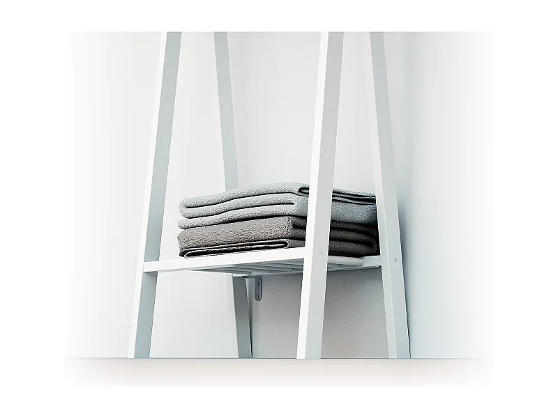 Estendal para roupa de criança ESSENTIEL de madeira Branco 50 x 30 x 130 cm