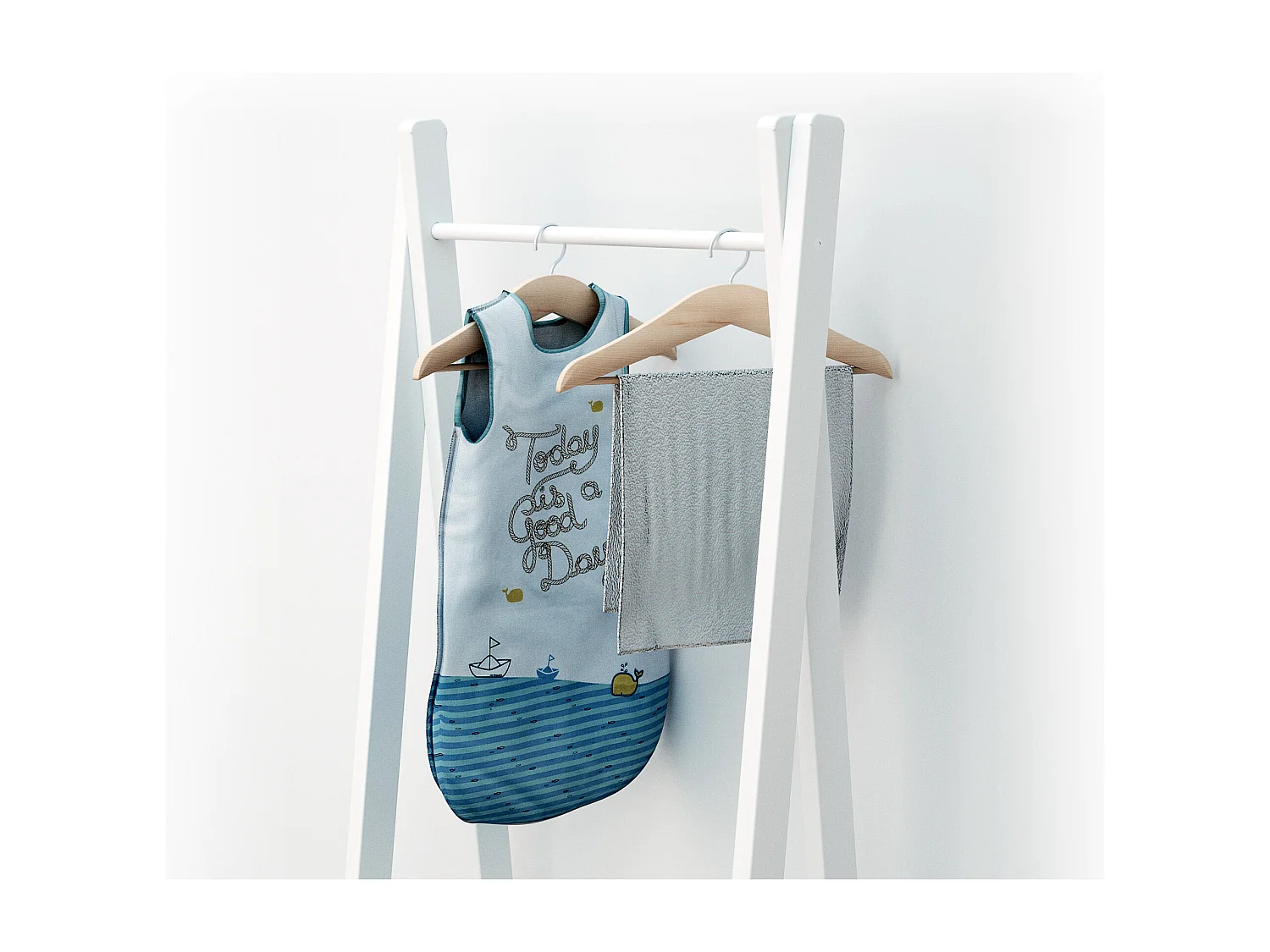 Appendiabiti bambini ESSENTIEL legno - Bianco