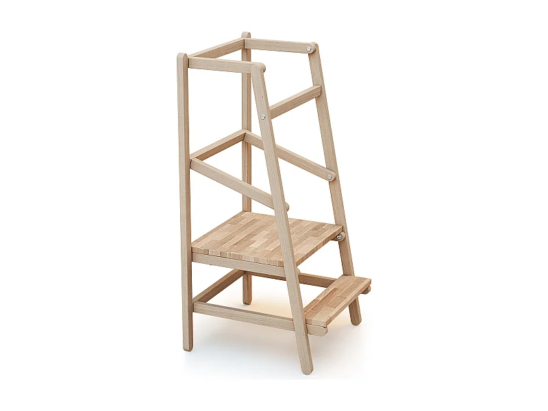 Torre de observação/aprendizagem para crianças de madeira Faia em bruto