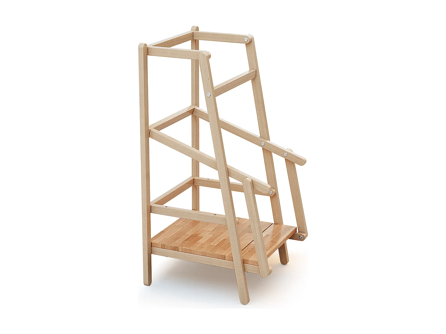 Torre de aprendizaje/observación para niños ESSENTIEL madera - Haya Barnizada - 44 x 48,5 x 90 cm