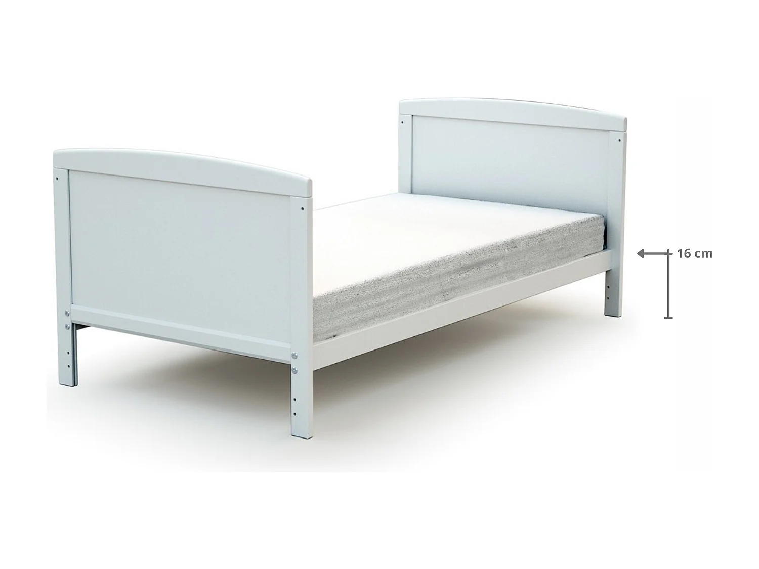 Lit évolutif 70x140 blanc