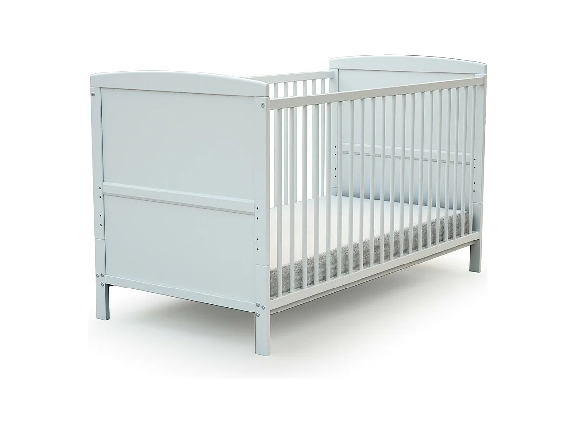 Lettino bambini evolutivo ESSENTIEL legno - Bianco - 70 x 140 - 144 x 74,5 x 79 cm