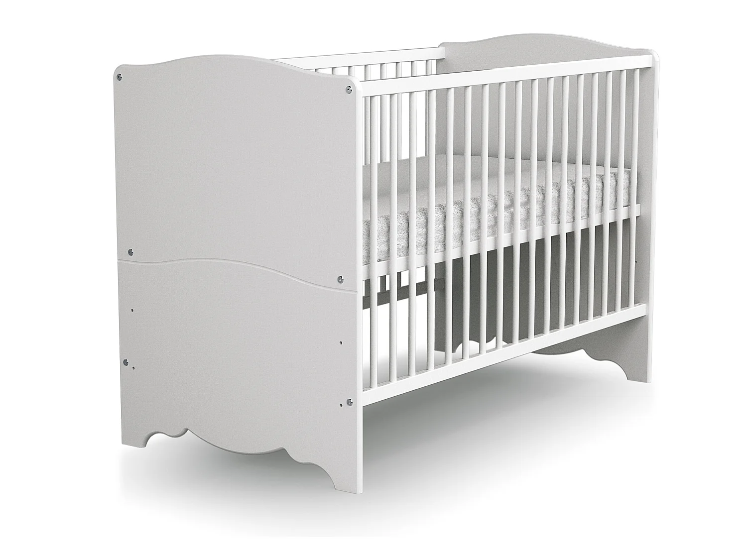 Lit bébé 60x120 blanc