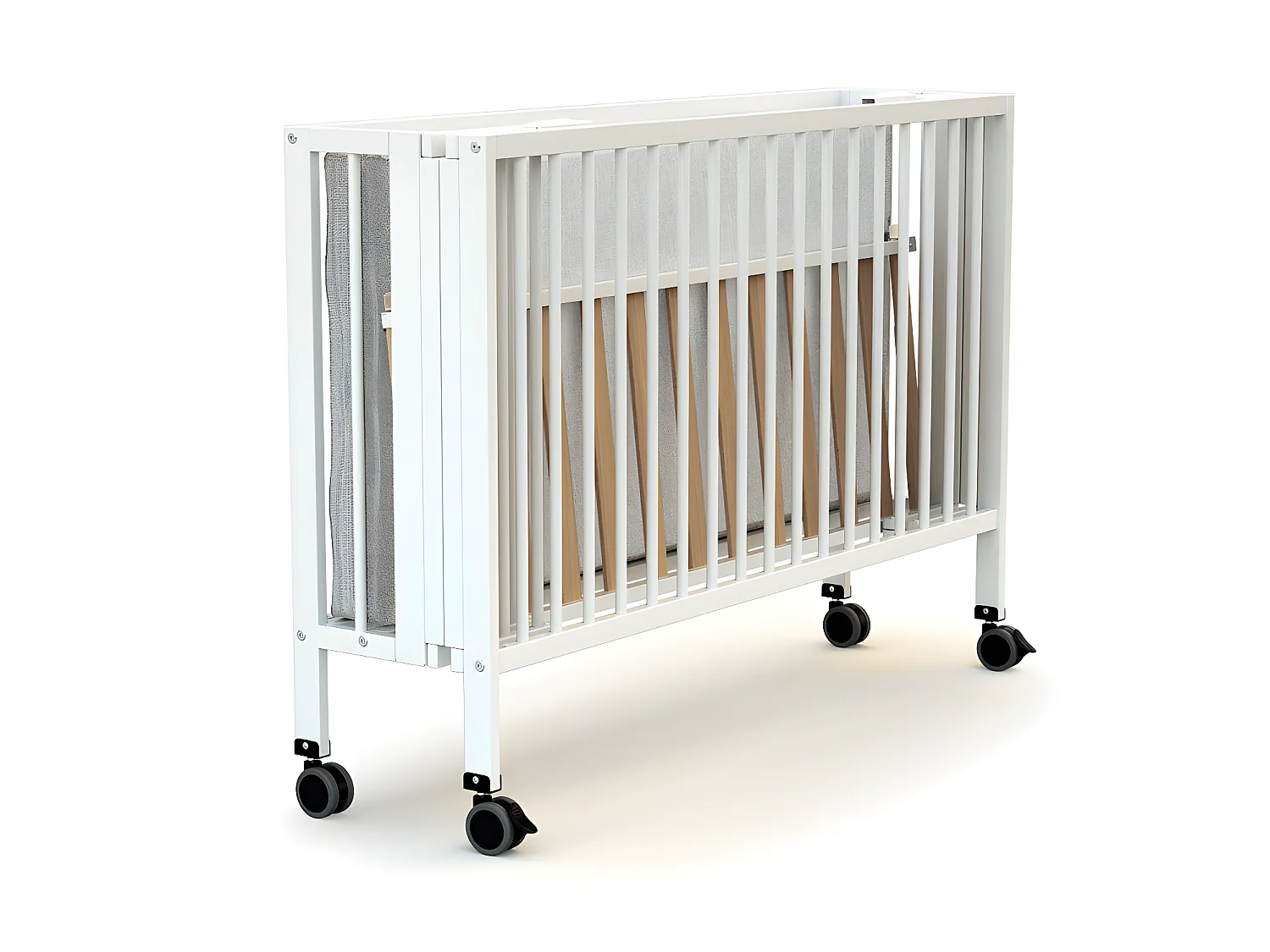 Lit bébé pliant 60x120 blanc