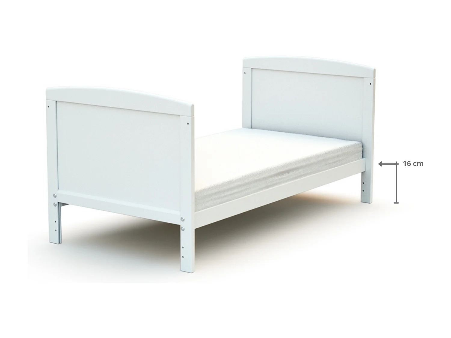 Lit évolutif 60x120 blanc